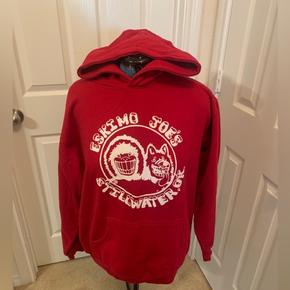 Eskimo Joe’s Red Hoodie Size Large - Picture 1 of 5